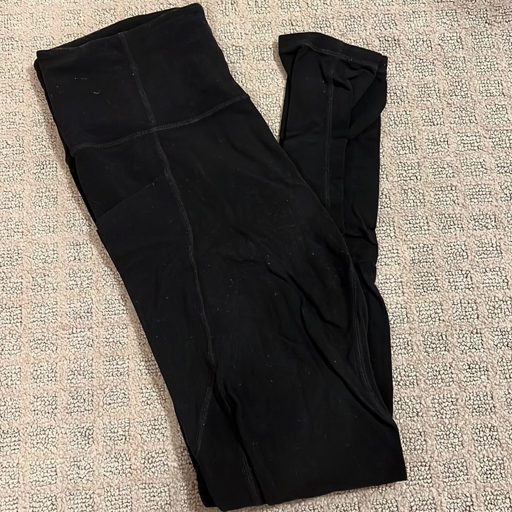 Athleta size small black pocketed leggings